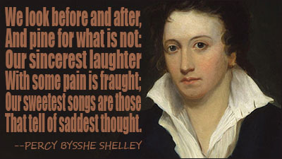 Percy Bysshe Shelley quote